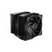 Кулер для процессора/ CPU Cooler be quiet! PURE ROCK PRO 3 Black (250W, 4-pin PWM, 155mm, Al/Cu, 6x6mm, 2x120mm, 59.6CFM, 34.8dBA, 2000RPM, S: 1851/1700/1200/115X, AM5/AM4, black)