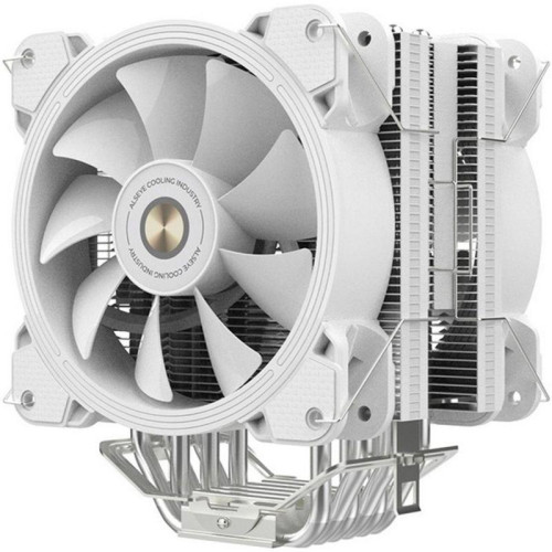 Вентилятор ALSEYE H120D (White) TDP: 200W Product Dimensions:123x154x106mm Heatsink Dimensions:154x123x58mm Heatsink Weight:518g Heat Pipe:O6mmx6pcs Fan Dimensions-:120x120x25mm (875842)
