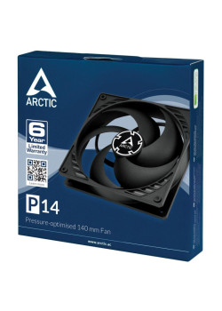 Вентилятор корпусной ARCTIC Cooling P14 (black/black) - retail (ACFAN00123A) (701549) {56}
