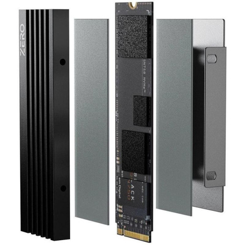 Радиатор для SSD ID-Cooling Zero M05 черный алюминий Ret