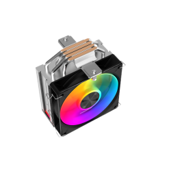 Кулер для процессора/ CPU Cooler SAMA A40L (240W, 4-pin PWM, 152mm, 4x6mm, ARGB, 1x120mm, 78CFM, 29dBA, 2200RPM, S: 1851/1700/1200/115X, AM5/AM4, silver)