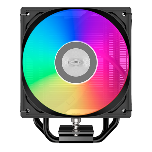 Кулер для процессора/ PCCooler RT400 ARGB BK (235W, 4-pin PWM, 148mm, Al/Cu, 4x6mm, ARGB, 1x120mm, 73.32CFM, 34.9dBA, 2200RPM, S: 115X/1200/1700/1851 , AM4/AM5, black)