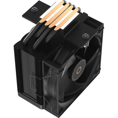 Кулер для процессора/ CPU Cooler Ocypus Gamma A40 BK (200W, 4-pin PWM, 133mm, Al/Cu, 4x6mm, 1x100mm, 41CFM, 29.5dBA, 2400RPM, S: 1851/1700/1200/115X, AM5/AM4, black)