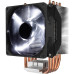 Кулер для процессора/ Cooler Master Hyper H411R (100W, 4-pin, 136mm, tower, Al/Cu, white LED, fans: 1x92mm/34.1CFM/29.4dBA/2000rpm, 1700/1200/115x/AM4/AM5)