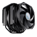 Кулер для процессора/ Cooler Master MasterAir MA624 Stealth (250W, 4-pin, 160mm, tower, Al/Cu/Ni, fans: 2x140mm/67CFM/27dBA/1400rpm, 1700/1200/115X/2066/2011-V3/2011/AM4/AM3/AM3+/AM2/AM2+/FM2/FM2+/FM1, AM5 not support)