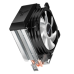 Кулер для процессора/ CPU Cooler JONSBO CR-1200E (95W, 3-pin, 128mm, Al/Cu, 2x6mm, FRGB, 1x92mm, 36CFM, 26.5dBA, 2000RPM, S: 1700/1200/115X, AM4/AM5 Black)