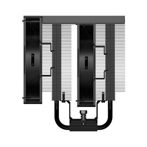 Кулер для процессора/ CPU Cooler PCCooler RT720 TC BK (270W, 4-pin PWM, 157.5mm, Al/Cu, 7x6mm, 2x120mm, 73.32CFM, 34.9dBA, 2200RPM, S: 1851/1700/1200/115X, AM5/AM4, black)