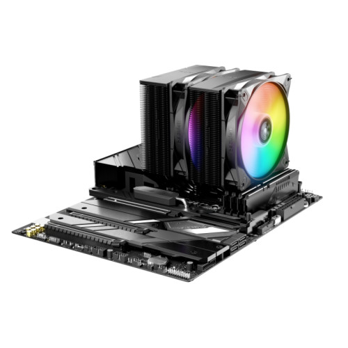 Кулер для процессора/ CPU Cooler be quiet! PURE ROCK PRO 3 LX (250W, 4-pin PWM, 155mm, Al/Cu, 6x6mm, ARGB, 2x120mm, 61.8CFM, 34.8dBA, 2000RPM, S: 1851/1700/1200/115X, AM5/AM4, black) Кулер для процессора/ CPU Cooler be quiet! PURE ROCK PRO 3 LX (250W, 4-pin PWM, 155mm, Al/Cu, 6x6mm, ARGB, 2x120mm, 61.8CFM, 34.8dBA, 2000RPM, S: 1851/1700/1200/115X, AM5/AM4, black)