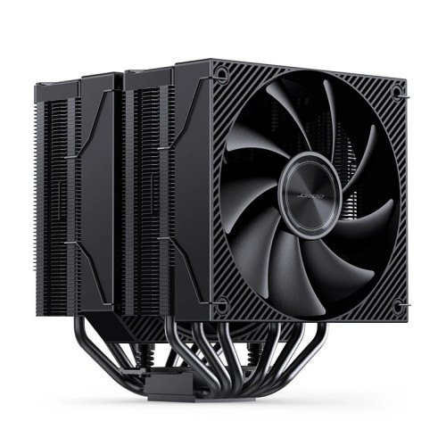 Кулер для процессора/ CPU Cooler JONSBO CA90 ARGB (270W, 4-pin PWM, 159mm, Al/Cu, 6x6mm, ARGB, 1x130mm + 1x120mm, 76.57CFM/69.61CFM, 31.4dBA/32.6dBA, 1800RPM/1800RPM, S: 1851/1700/1200/115X, AM4/AM5 Black)