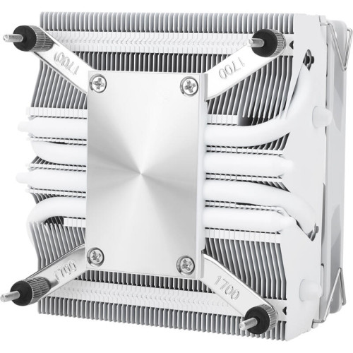 Кулер для процессора/ CPU Cooler Thermalright AXP-90 X53 White (4-pin PWM, 38mm, Ni/Cu, 4x6mm, 1x92mm, 42.58CFM, 22.4dBA, 2700RPM, S: 1851/1700/1200/115X, AM5/AM4, white)