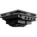 Кулер для процессора/ CPU Cooler ID-COOLING IS-55 BLACK (150W, 4-pin PWM, 55mm, Al/Cu, 5x6mm, 1x120mm, 54.6CFM, 31.2dBA, 2000RPM, S: 1851/1700/1200/115X, AM5/AM4, Black)