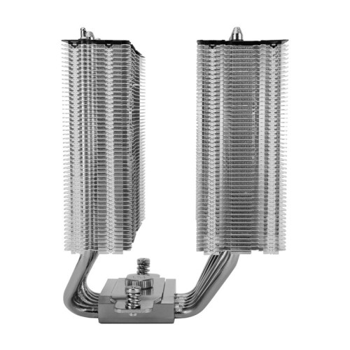 Кулер для процессора/ Thermalright Royal Knight 120 (4-pin PWM, 156mm, Ni/Cu, 6x6mm, 2x120mm, 80.45CFM/56.36CFM, 29.4dBA/28.4dBA, 2150RPM/1900RPM, S: 1200, 1700, 1851, 2011, 2066, 115X, AM4, AM5, black)