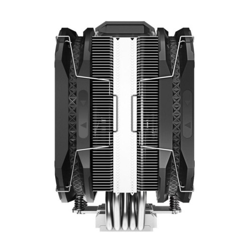 Вентилятор Deepcool AS500 PLUS RTL {6} (727071) (Height 164mm, 6mm x 5pcs, Fan 140mm*2, 500;1200RPM ±10%,  29.2 dB(A), 4-pin PWM, TDP 220W, Screw, Socket AMD AM4, Intel LGA 2066/2011-v3/2011/1700/1200/115x) {8}