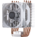 Кулер для процессора/ Cooler Master Hyper H410R White Edition (100W, 4-pin, 136mm, tower, Al/Cu, white LED, fans: 1x92mm/34.1CFM/29dBA/2000rpm, 1700/1200/115x/AM4/AM5)