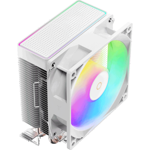 Кулер для процессора/ CPU Cooler Ocypus Gamma A20 WH ARGB (110W, 3-pin, 122.5mm, Al/Cu, 2x6mm, ARGB, 1x92mm, 32CFM, 21dBA, 1900RPM, S: 1851/1700/1200/115X, AM5/AM4, white)