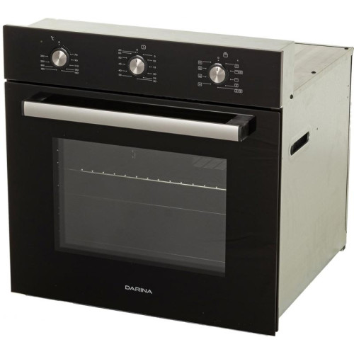 Духовой шкаф Электрический/ Духовой шкаф Электрический Darina 1V5 BDE 112 707 B черный/стекло черное