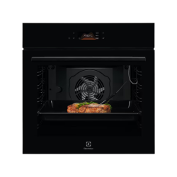 Встраиваемые электрические духовки ELECTROLUX/ Электрический духовой шкаф Electrolux SurroundCook 500 SteamBake,  приготовление на пару, объем 72 л, 15 режимов, очистка паровая, направляющие проволочные + телескопические (1 уровень), термощуп