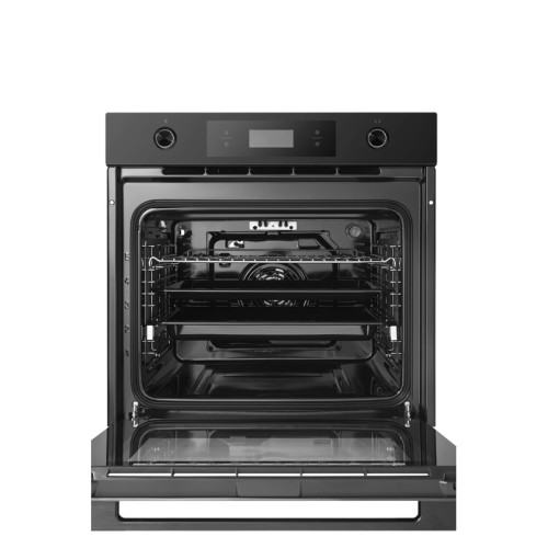 Встраиваемый духовой шкаф Midea/ MDK/Встраиваемый духовой шкаф Midea, 70 литров, поворотное управление, LCD дисплей, таймер, 9 режимов, каталитическая очистка, съемная дверца, 3 стекла, плавное закрывание SoftClose, телескопические направляющие, цвет черн