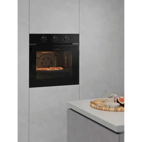 Духовой шкаф Kuppersberg/ Духовой шкаф Kuppersberg, High-Tech, 78 л, поворотное управление, таймер, 6 режимов, макс. температура 310 градусов, энергоэффективность А, цвет черный, цвет фурнитуры черный