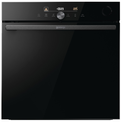 Духовой шкаф Gorenje/ Духовой шкаф Gorenje, полезный объем 77 л, сенсорный программатор IconLED+, Wi-Fi управление, двойное освещение, многоуровневое приготовление, PerfectGrill, SteamAssist, телескопическое направляющие на 2-х уровнях, термощуп, максимал
