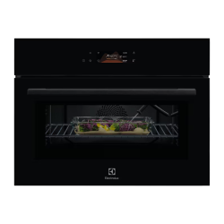 Встраиваемый духовой шкаф Electrolux/ Компактный духовой шкаф с СВЧ, 45 см, 43 л, 22 режима, черный цвет