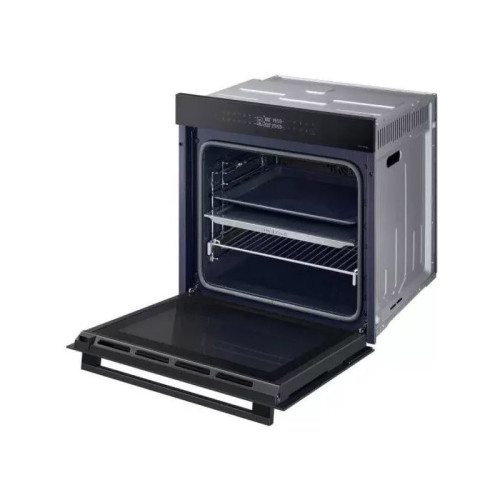 59.5 x 59.6 x 57 см, Dual Cook, Каталитическая очистка, 2 стекла, Гриль, Конвекция, Сенсорное управление, LED дисплей, Air Sous Vide, Wi-Fi SmartThings, 76 л, цвет: черное стекло