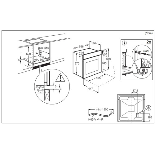 Встраиваемые электрические духовки ELECTROLUX/ Встраиваемые электрические духовки ELECTROLUX EOD5C70BZ Духовой шкаф с паром SteamBake,цвет -чёрный, утапливаемые переключатели, таймер отключения, отложенный старт, будильник, хромированные направляющие из н