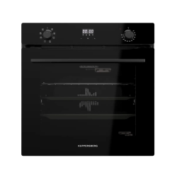Духовой шкаф Kuppersberg/ Духовой шкаф Kuppersberg, High-Tech, 72 л, поворотное/сенсорное управление, дисплей, таймер, 7 режимов, макс. температура 300 градусов, телескопические направляющие (на 1 уровень), доводчик двери, цвет черный, цвет фурнитуры черн