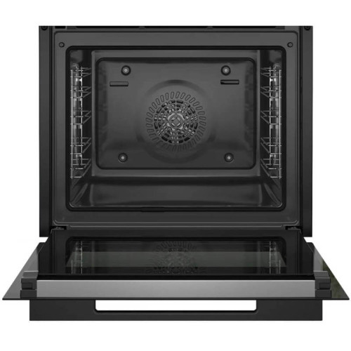 Встраиваемая электрическая духовка BOSCH/ Встраиваемая электрическая духовка BOSCH HBG9742B1S Accent Line. Встраиваемый духовой шкаф с 14 режимами нагрева,контроль температуры от 30 °C до 300 °C,объем 71 л,Eco Clean Direct,TFT сенсорный дисплей,дверь с So