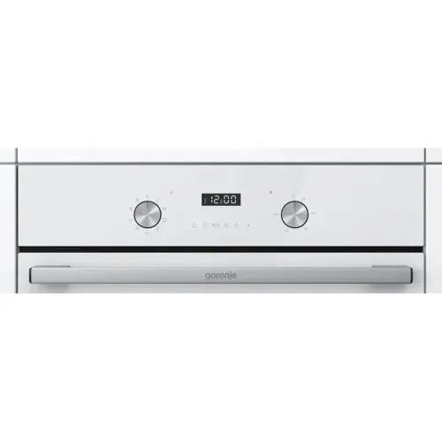 Духовой шкаф Gorenje/ Духовой шкаф Gorenje BO6737E03NWG Духовой шкаф Gorenje, полезный объем 73 л, механическое управление, сенсорный программатор IconLED, многоуровневое приготовление, дверца CompactDoor 2 стекла + 1 термослой, эмаль EcoClean, очистка па