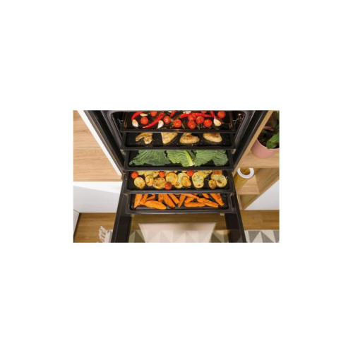 Встраиваемая электрическая духовка GORENJE/ Тип: независимый, Габаритные размеры (ВxШxГ), см: 59.5 х 59.5 х 56.4, Цвет: нержавеющая сталь, Количество режимов: 20, Тип очистки: пиролитическая, Телескопические направляющие: на 1 уровне