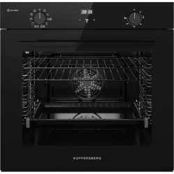 Духовой шкаф Kuppersberg/ Духовой шкаф Kuppersberg, High-Tech, 78 л, дисплей, поворотное/сенсорное управление, таймер, макс. температура 320 градусов, 10 режимов, гриль, разморозка, приготовление с паром, доводчик двери Soft Close, телескопические направл