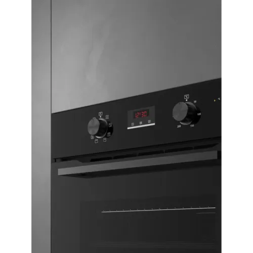 Духовой шкаф Kuppersberg/ Духовой шкаф Kuppersberg, High-Tech, 70 л, комбинированное управление, дисплей, таймер, 11 режимов, макс. температура 250 градусов, гриль, телескопические направляющие (на 1 уровень), энергоэффективность А, цвет черный, цвет фурн