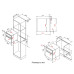 Духовой шкаф встраиваемый полноразмерный, 60 см, механическое управление, 4 режима,  объем духовки 65л, поворотные переключатели, панель управления - нержавеющая сталь, универсальный противень, решетка-гриль, двойное стекло дверцы, легко-съемное большое в