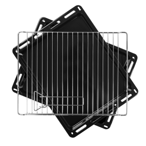 Тип: электрический, 60 см, 76 л, 9 режимов, таймер, комбинированное управление, гриль, конвекция, телескоп, черное стекло