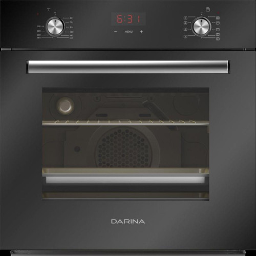 Духовой шкаф Электрический/ Духовой шкаф Электрический Darina 2V5 BDE 112 708 B черный/стекло черное