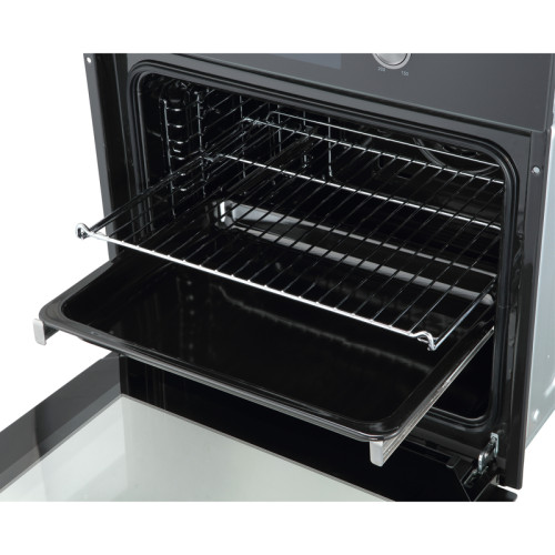 Встраиваемый духовой шкаф Midea/ Встраиваемый духовой шкаф Midea, 70 л, 9 режимов, 50-250 градусов, поворотное/сенсорное управление, телескопические направляющие на 1 уровень, цвет черный