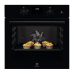 Встраиваемые электрические духовки ELECTROLUX/ Встраиваемые электрические духовки ELECTROLUX EOD3C70TK электрический шкаф с конвекцией, приготовление на пару Steam Bake, объем 72 л, утапливаемые переключатели, 8 режимов, очистка каталитическая, направляющ