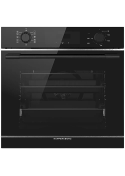 Духовой шкаф Kuppersberg/ Духовой шкаф Kuppersberg, High-Tech, 78 л, комбинированное управление, дисплей, таймер, 11 режимов, макс. температура 300 градусов, гриль, телескопические направляющие (на 1 уровень), энергоэффективность А, цвет черный, цвет фурн