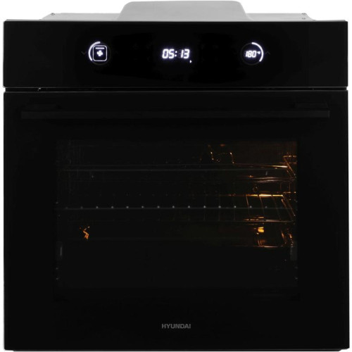Духовой шкаф Электрический/ Духовой шкаф Электрический Hyundai HEO 6752 BG черное стекло