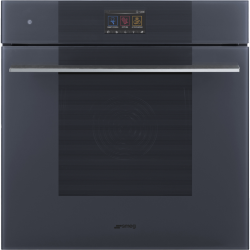 Духовой шкаф Smeg/ Духовой шкаф Smeg,Эстетика Linea, Стекло Neptune Grey Сенсорный дисплей VivoScreen 25 функций приготовления – 10 традиционных, 10 с использованием пара, 5 с использованием микроволн. 150 автоматических программ приготовления 10 персонал