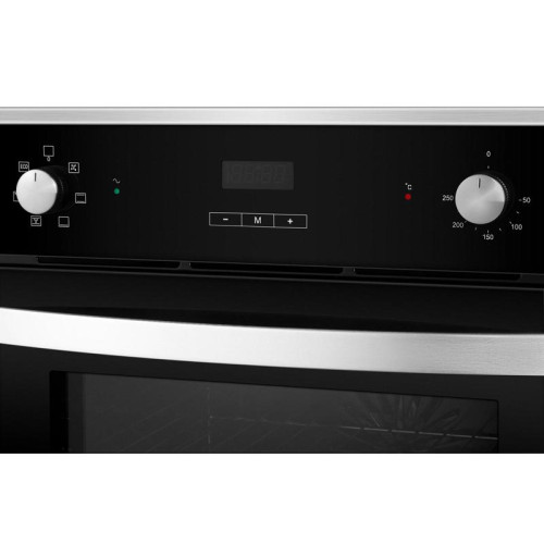 Духовой шкаф Электрический/ Духовой шкаф Электрический Hyundai HEO 6642 IX серебристый/черный