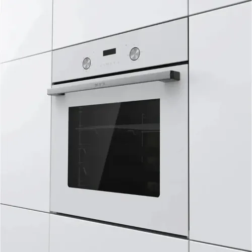 Духовой шкаф Gorenje/ Духовой шкаф Gorenje BO6737E03NWG Духовой шкаф Gorenje, полезный объем 73 л, механическое управление, сенсорный программатор IconLED, многоуровневое приготовление, дверца CompactDoor 2 стекла + 1 термослой, эмаль EcoClean, очистка па