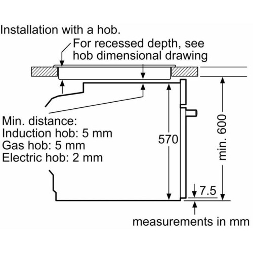 Духовой шкаф Электрический/ Духовой шкаф Электрический Bosch Serie 4 HUA736EV0T белый