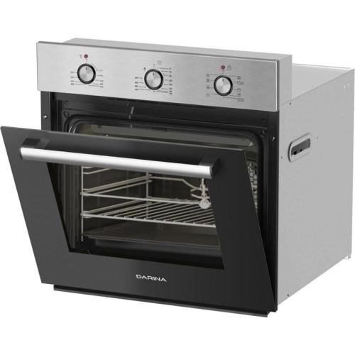 Духовой шкаф Электрический/ Духовой шкаф Электрический Darina 0U5 BDE 112 705 X нержавеющая сталь/стекло черное