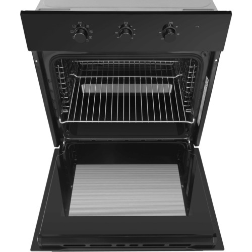 60 см, 70 л, 8 режимов, эмаль легкой очистки, черный цвет