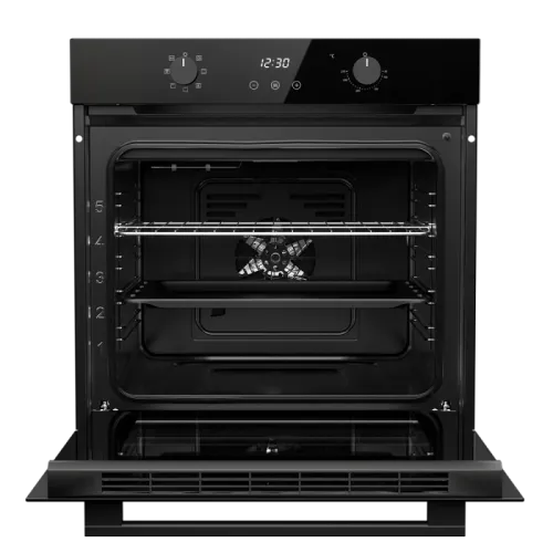 Духовой шкаф MONSHER/ Духовой шкаф Kuppersberg, High-Tech, 73 л, поворотное управление, дисплей, таймер, 6 режимов, макс. температура 275 градусов, цвет черный, цвет фурнитуры черный