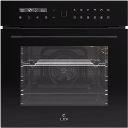 Духовой шкаф Электрический/ Духовой шкаф Электрический Lex EDS 101 BBL черный/нержавеющая сталь
