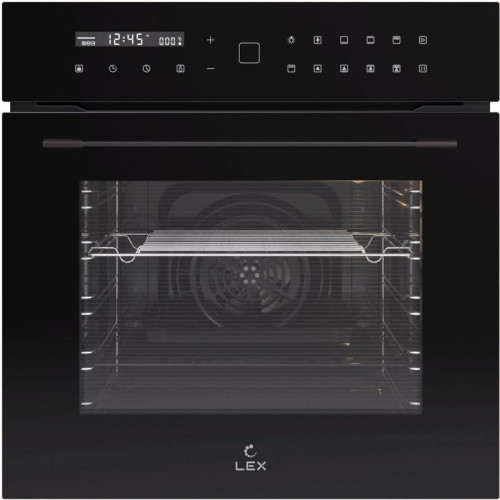 Духовой шкаф Электрический/ Духовой шкаф Электрический Lex EDS 101 BBL черный/нержавеющая сталь