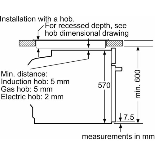 Духовой шкаф Электрический/ Духовой шкаф Электрический Bosch Serie 4 HUA736EA0T черный
